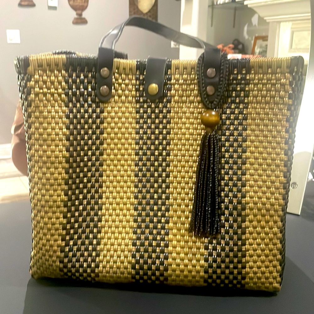 Mexico hand made woven bag